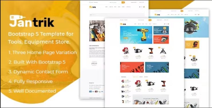 قالب فروشگاهی jantrik